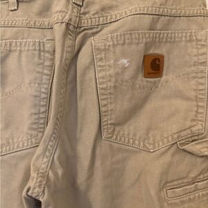 Carhartt Tan Loose Fit Pants